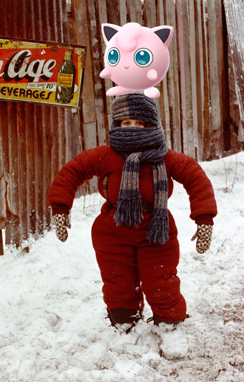 Randy from A Christmas Story catches a Jigglypuff